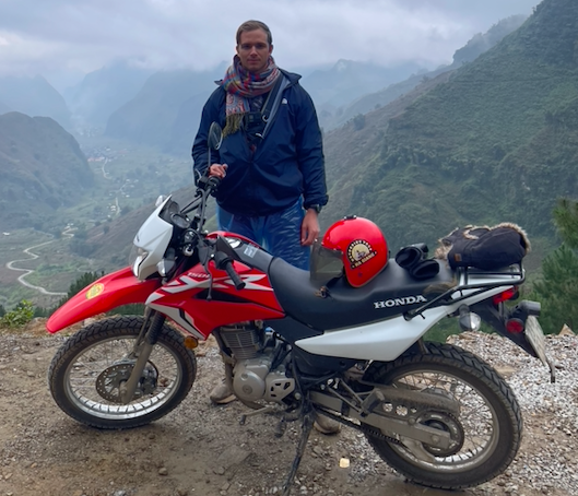 Freezing riding the Ha Giang Loop